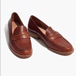 MADEWELL leather loafer, elinor, shoe leather